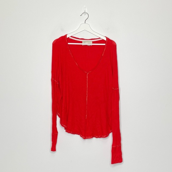 SATURDAY SUNDAY  | Orange Waffle Knit | Small - Picture 2 of 4